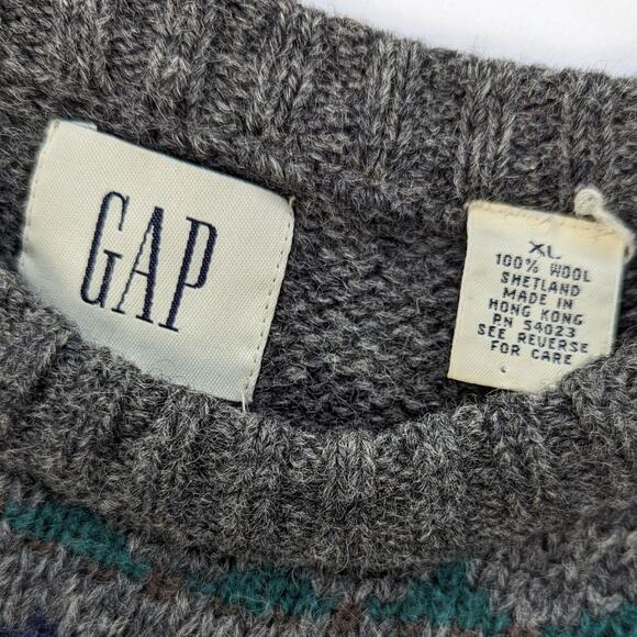 Chunky Shetland Wool Sweater - Picture 4 of 7